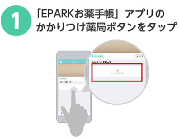 かかりつけ薬局追加方法